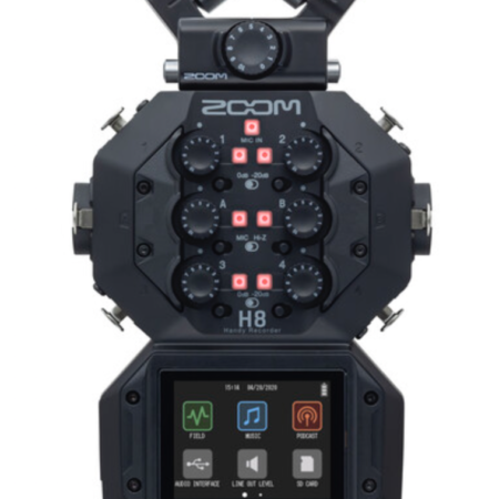 ZOOM H8 8 INPUT / 12 TRACK PORTABLE HANDY RECORDER