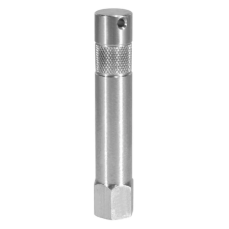 3" ALUMINIUM BABY PIN WITH 3/8" FEMALE THREAD