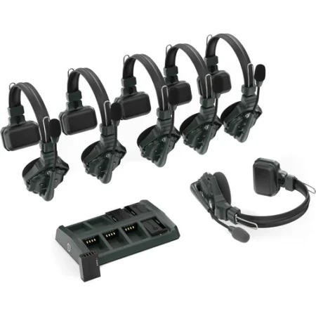 HOLLYLAND SOLIDCOM C1-6S FULL DUPLEX WIRELESS DECT INTERCOM SYSTEM