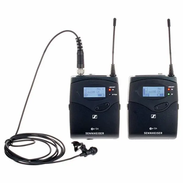 SENNHEISER EW 112P G4 CAMERA MOUNT WIRELESS MICROPHONE SYSTEM WITH ME 2-II LAVALIER MIC